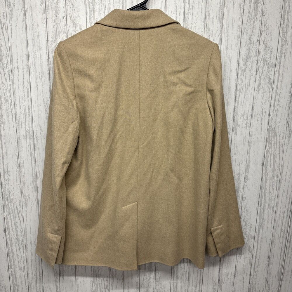 Womens Size 4 Vince. Boyfriend Blazer Tan EUC - Picture 4 of 5